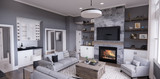 Secondary Image - Traditional House Plan - Fox Hollow 45883 - Great Room