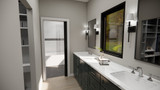 Contemporary House Plan - Lydia 50868 - Master Bathroom