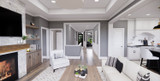 Farmhouse House Plan - Briars 56103 - Great Room