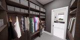 Farmhouse House Plan - Briars 56103 - Master Bedroom Walk-In Closet - 