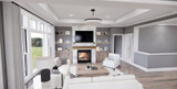 Farmhouse House Plan - Briars 56103 - Great Room