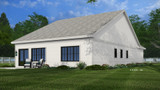 Farmhouse House Plan - Amelia 59718 - Rear Exterior