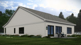Farmhouse House Plan - Amelia 59718 - Rear Exterior