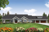 Craftsman House Plan - Rayne 54144 - Front Exterior
