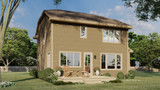 Craftsman House Plan - Woodlands 74847 - Rear Exterior