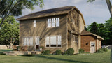 Craftsman House Plan - Woodlands 74847 - Rear Exterior
