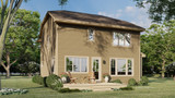 Craftsman House Plan - Woodlands 74847 - Rear Exterior