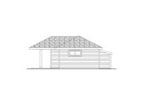 Traditional House Plan - Poolhouse 88845 - Right Exterior