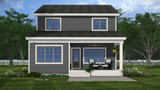 Craftsman House Plan - Randolph 31276 - Rear Exterior