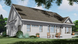 Traditional House Plan - Elmsgate 45978 - Rear Exterior