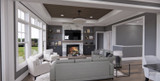 Traditional House Plan - Elmsgate 45978 - Great Room