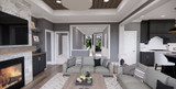 Traditional House Plan - Elmsgate 45978 - Great Room