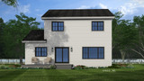 Farmhouse House Plan - Lansing 92535 - Rear Exterior