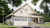 Traditional House Plan - Oakwood 60169 - Front Exterior