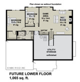 Traditional House Plan - Oakwood 60169 - Basement Floor Plan