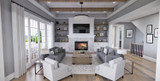 Farmhouse House Plan - Cold Spring 45938 - Great Room