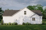 Farmhouse House Plan - Willow Creek Farms 72428 - Right Exterior