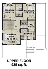 Secondary Image - Bungalow House Plan - Huron 18515 - 2nd Floor Plan