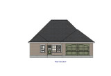 Traditional House Plan - 49883 - Rear Exterior