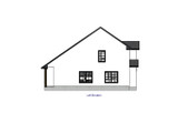 Farmhouse House Plan - 10928 - Left Exterior