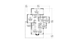 Mountain Rustic House Plan - 84349 - 1st Floor Plan