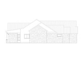 Ranch House Plan - 41453 - Left Exterior