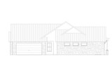 Ranch House Plan - 41453 - Right Exterior