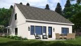 Farmhouse House Plan - Medina 32746 - Rear Exterior