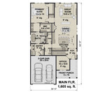Farmhouse House Plan - Medina 32746 - 1st Floor Plan