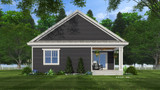 Secondary Image - Craftsman House Plan - Gatesville 72986 - Rear Exterior
