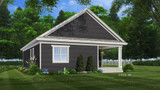 Craftsman House Plan - Gatesville 72986 - Rear Exterior