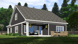 Craftsman House Plan - Osterville 97199 - Rear Exterior