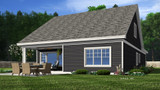 Craftsman House Plan - Osterville 97199 - Rear Exterior