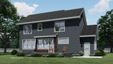 Craftsman House Plan - Pine Valley 60460 - Rear Exterior