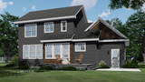 Craftsman House Plan - Fairview 30639 - Rear Exterior
