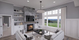 Traditional House Plan - Hawthorne 93602 - Great Room