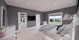 Traditional House Plan - Hawthorne 93602 - Master Bedroom