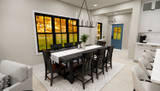 Farmhouse House Plan - Villanova 72886 - Dining Room
