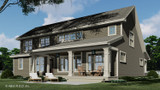 Traditional House Plan - Cypress Point 45001 - Rear Exterior