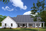 Farmhouse House Plan - 86061 - Rear Exterior