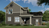 Craftsman House Plan - Springfield 47332 - Rear Exterior