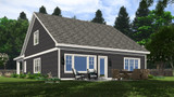 Craftsman House Plan - Stowe 43730 - Rear Exterior