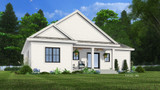Farmhouse House Plan - Greensboro 90756 - Rear Exterior
