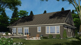 Traditional House Plan - Richmond 93431 - Rear Exterior