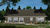 Traditional House Plan - Richmond 93431 - Rear Exterior