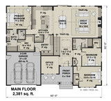 Traditional House Plan - Richmond 93431 - 1st Floor Plan