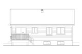 Craftsman House Plan - 73291 - Rear Exterior