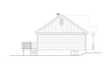 Craftsman House Plan - 73291 - Left Exterior