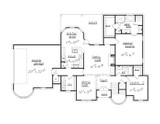 French Country House Plan - 14357 - 1st Floor Plan