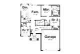 Prairie House Plan - Elk Park 33396 - 1st Floor Plan